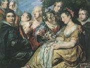 Peter Paul Rubens The Artist with the Van Noort Family (MK01) Sweden oil painting artist